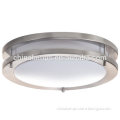 modern fancy and warm design hotel room decorative led ceiling light hanging with stain steel